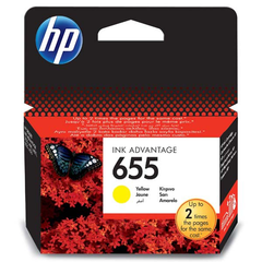 HP 655 (HP CZ112A) EREDETI YELLOW-SRGA 600 A4 lap nyomtatsi kapacitssal
