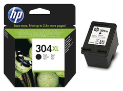 HP 304 XL / HP N9K08AE BLACK-FEKETE EREDETI 18 ml -300 A4 lap nyomtatsi kapacitssal
