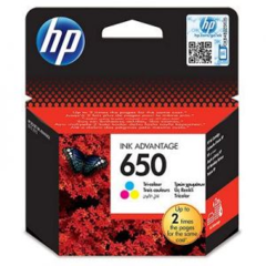 HP 650 (HP CZ102A) SZINES 10 ml -360 A4 lap nyomtatsi kapacitssal
