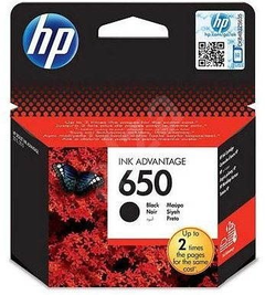 HP 650 / HP CZ101A BLACK-FEKETE EREDETI 10 ml -360 A4 lap nyomtatsi kapacitssal
