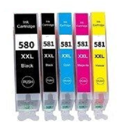 CANON PGI 580-CLI 581 XXL MULTIPACK YELLOW/MAGENTA/CYAN/BLACK/BLACK UTNGYRTOTT 11,7 ml